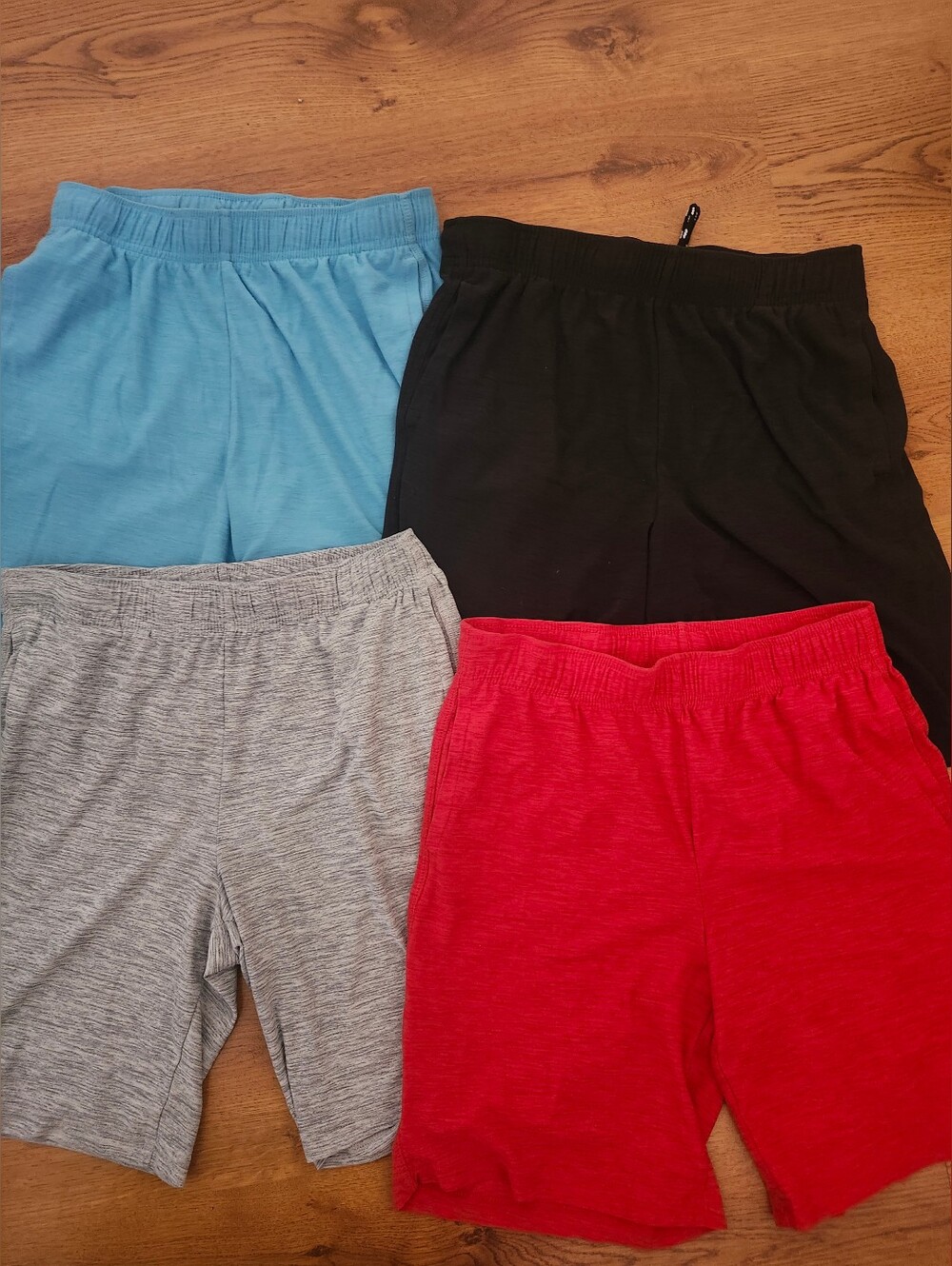 Old Navy Kids Active Shorts - Red, Black, Blue, Gray Large